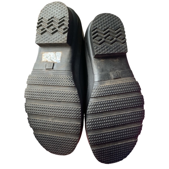 Hey Girl by Corky's Black Rubber Clogs Women's Size 8 Rain Puddle Boots - Picture 3 of 10